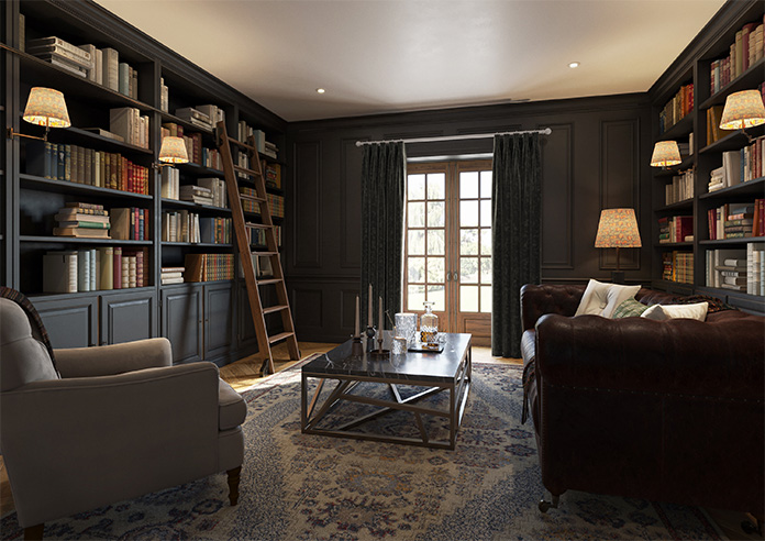 Oleander, Graphite - Made to Measure Curtains - Image 8